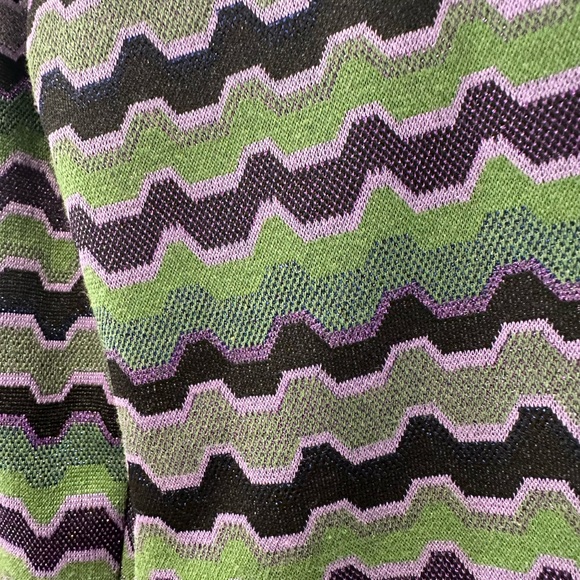 Printed cut out dress with metallic threads - Picture 3 of 6